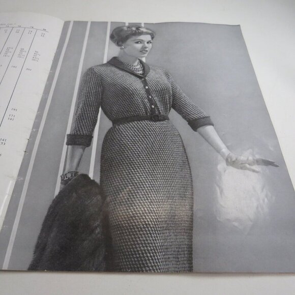 Fleisher's Hand Knitting Fashion Magazine Vol 103..1958 with real patterns - Picture 12 of 16